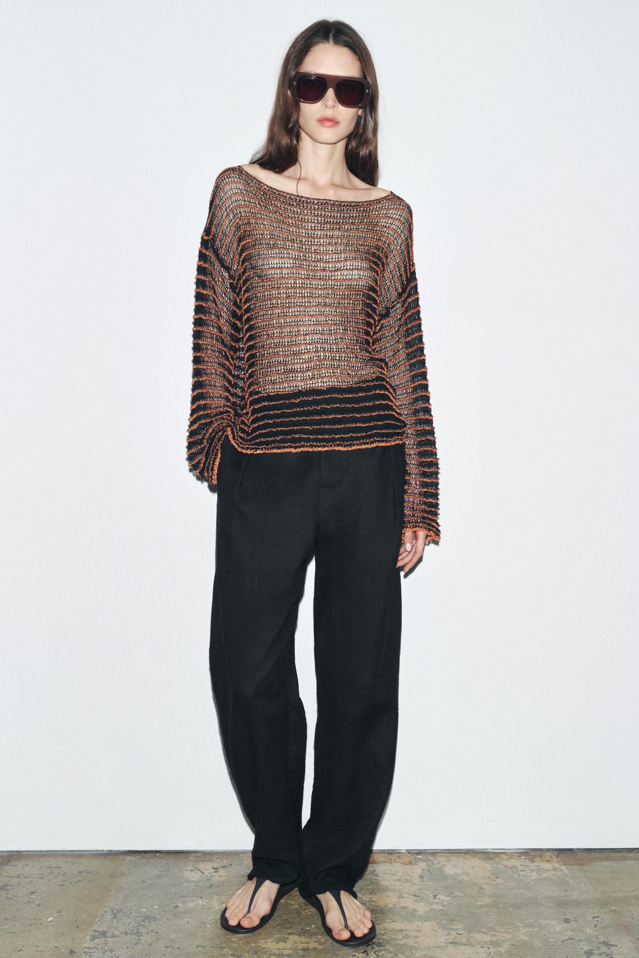 PULL EN MAILLE OUVERTE