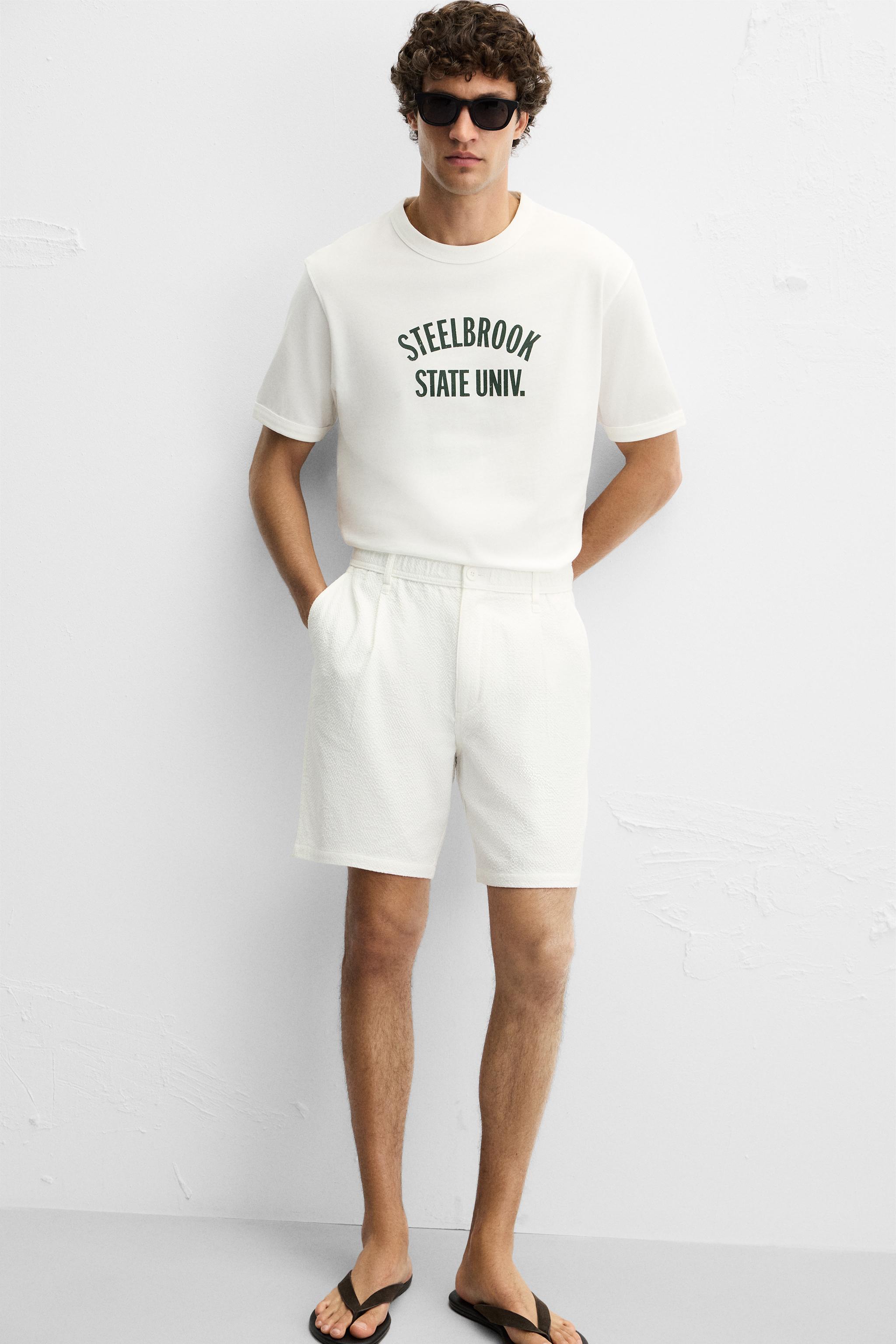 BERMUDA REGULAR FIT STRUCTURÉ
