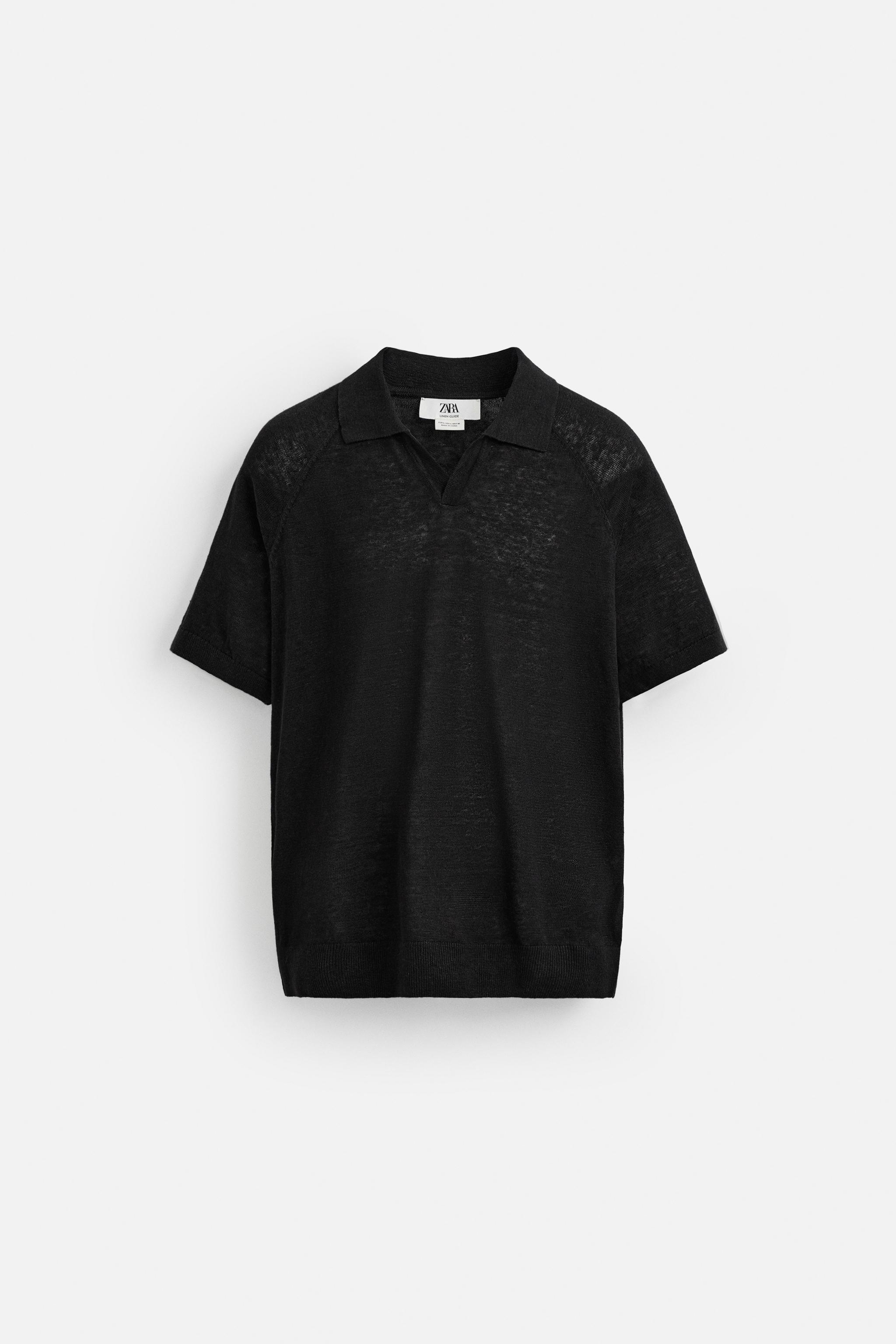 100% LINEN KNIT POLO SHIRT LIMITED EDITION