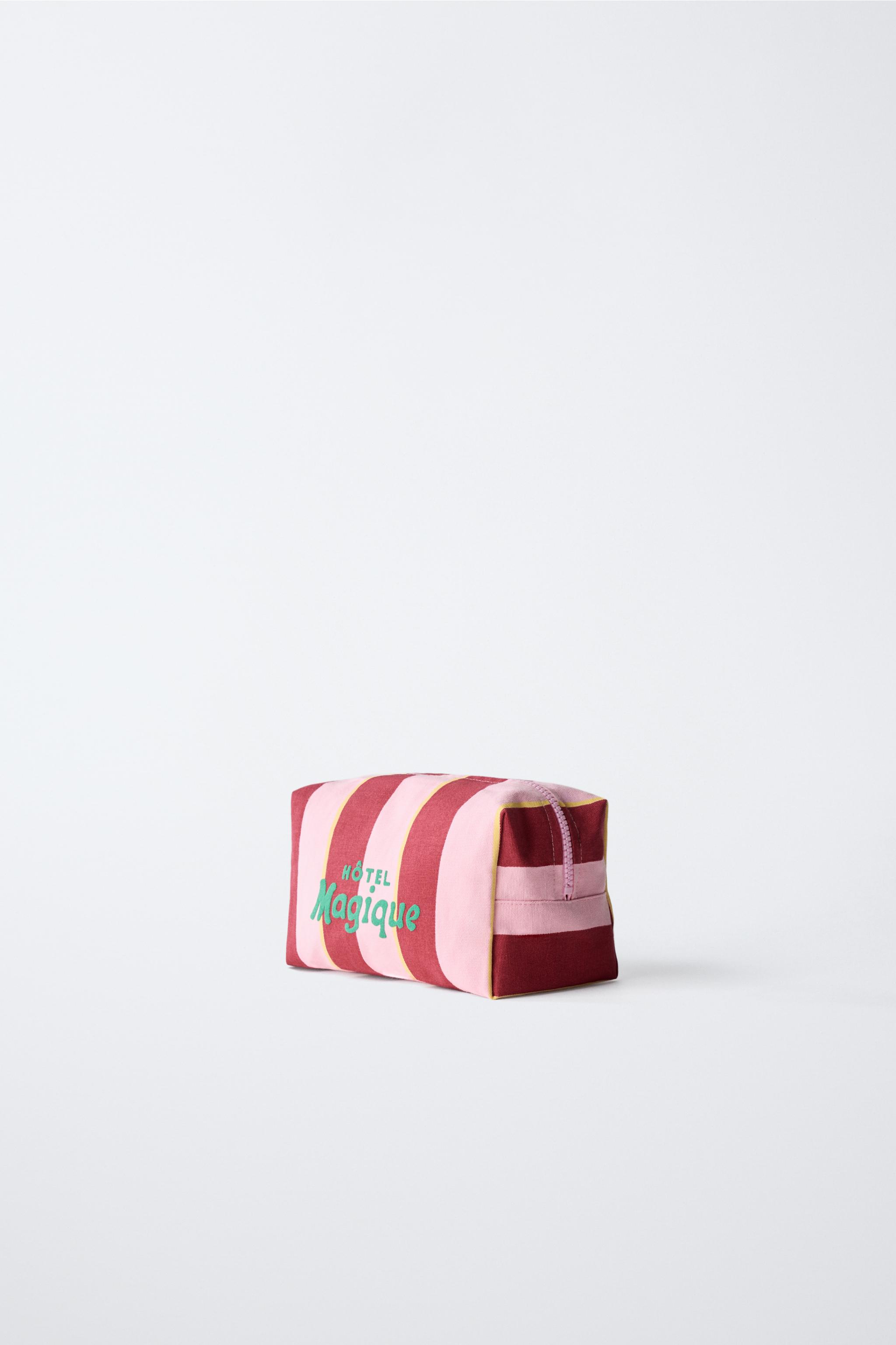 HÔTEL MAGIQUE © X ZARA STRIPED TOILETRY BAG
