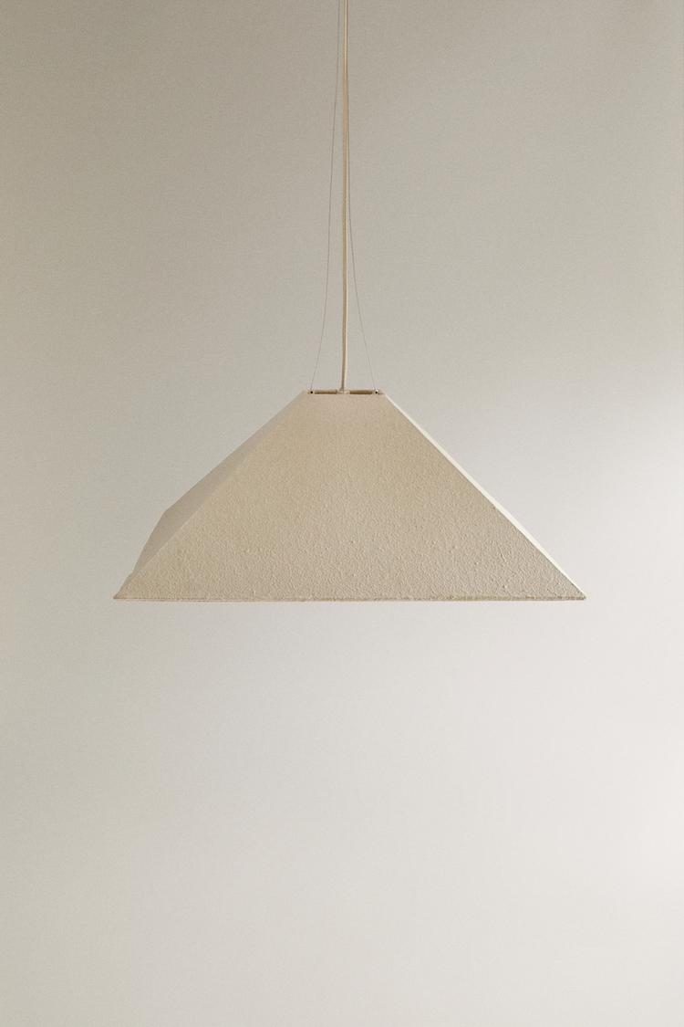 GEOMETRIC PAPER CEILING LAMP - Zara product image