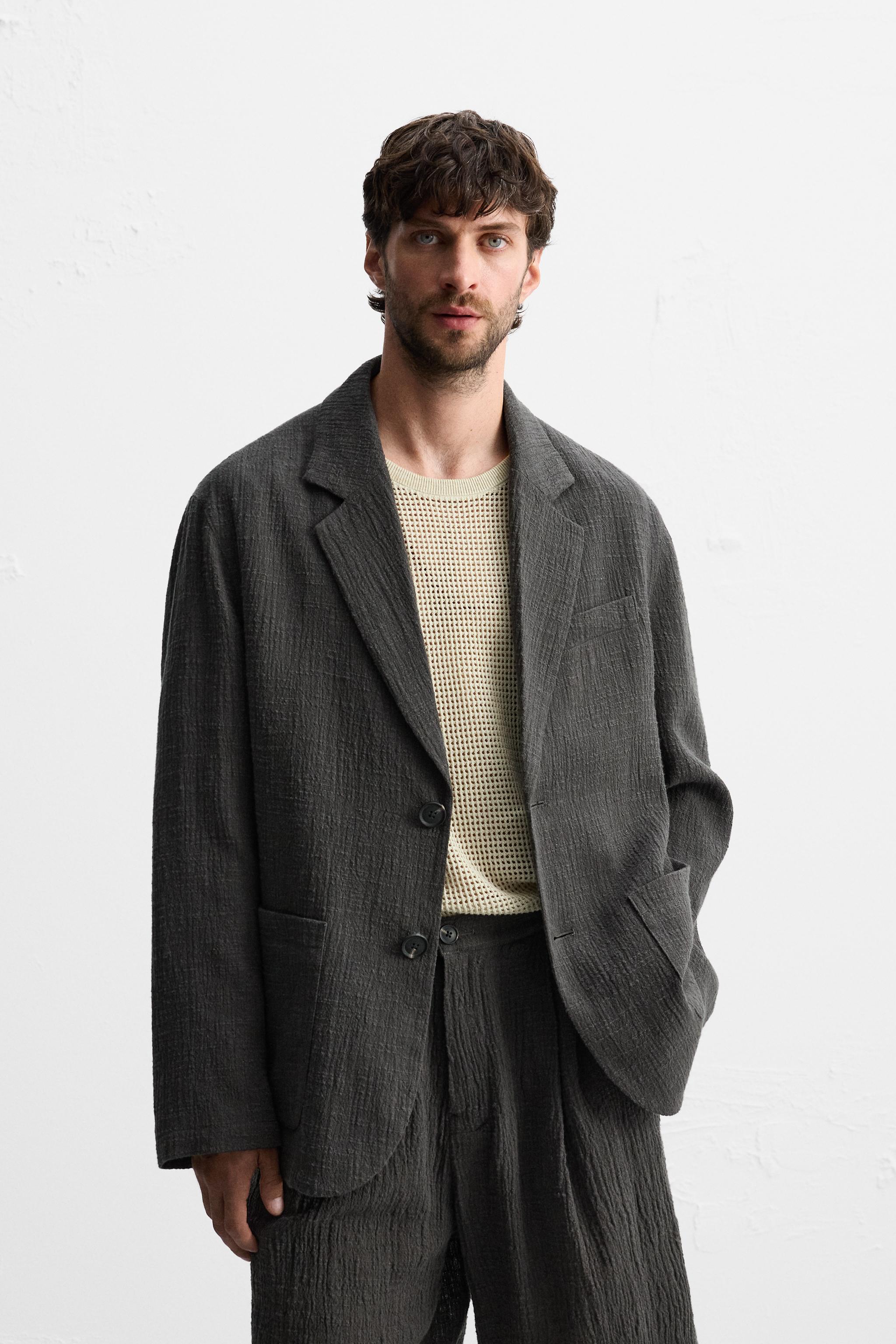 COTTON - LINEN SUIT JACKET