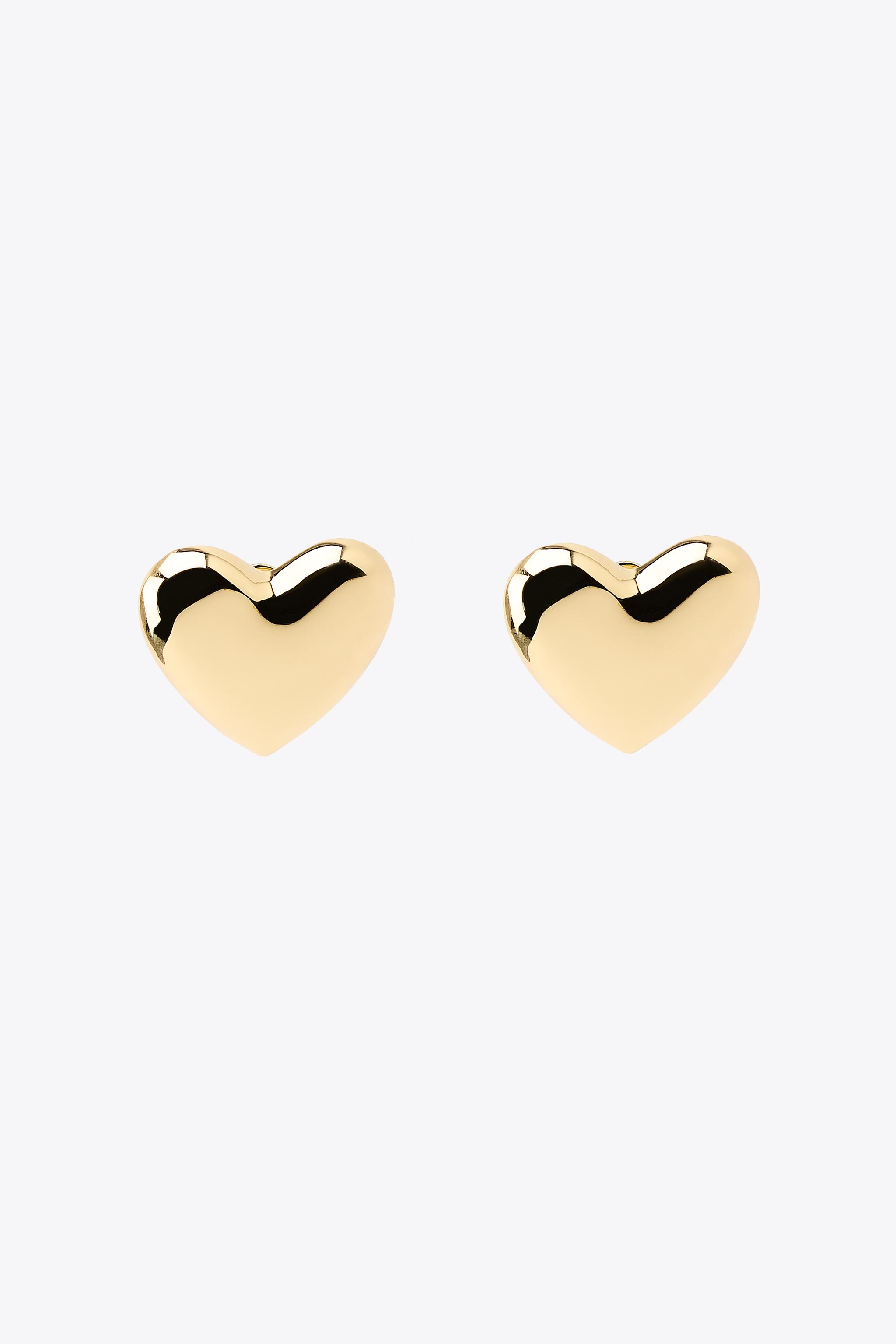 METAL HEART EARRINGS