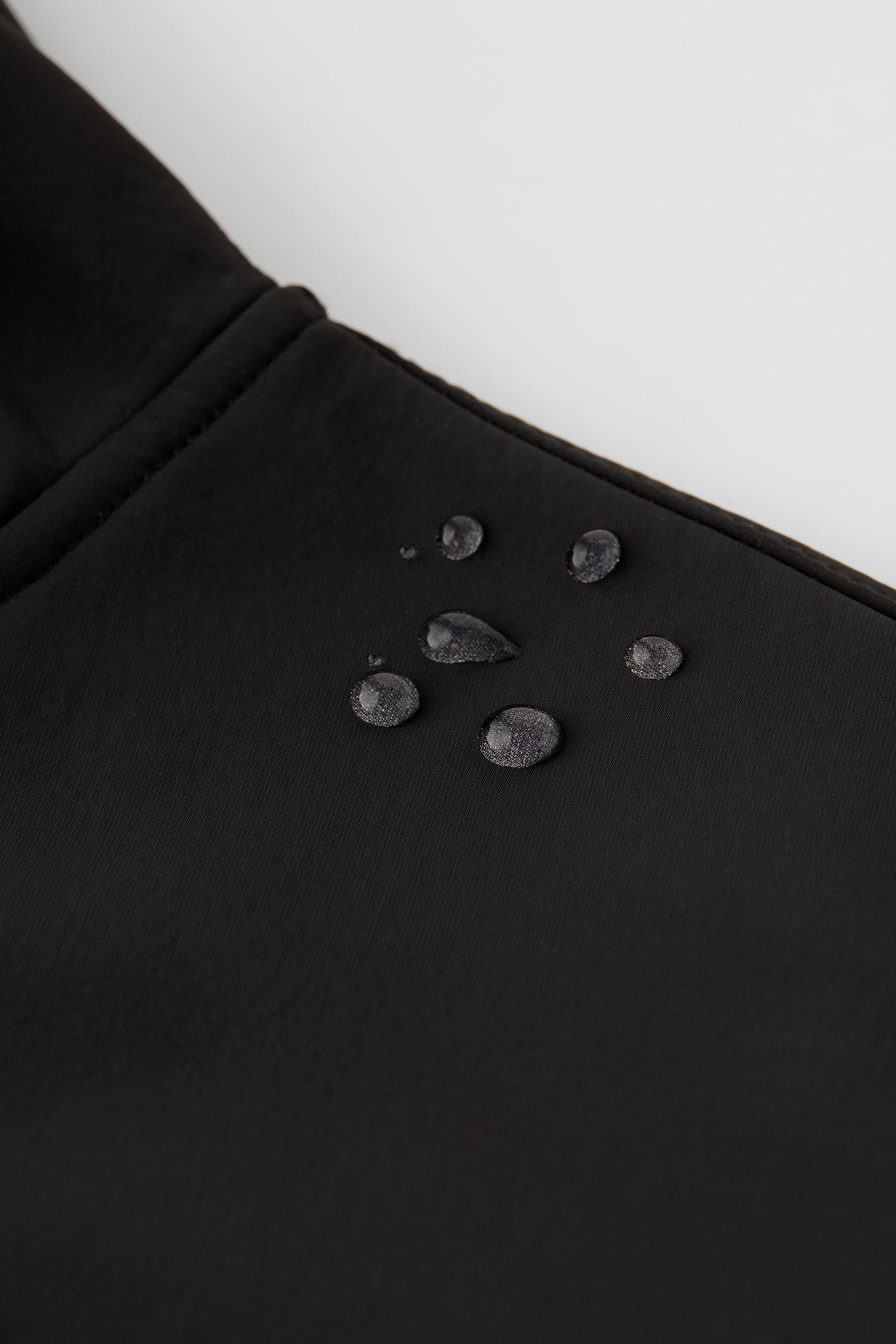 WATER REPELLENT TECHNICAL JACKET WITH HOOD