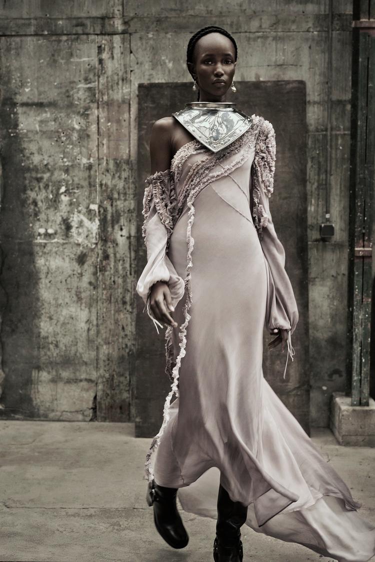 ZW COLLECTION LIMITED EDITION ASYMMETRIC DRESS - Zara product image