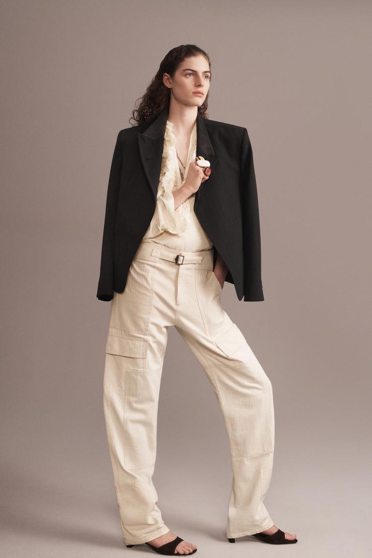 PATCHWORK PANTS - THE ITEM ZARA WOMAN - Zara product image