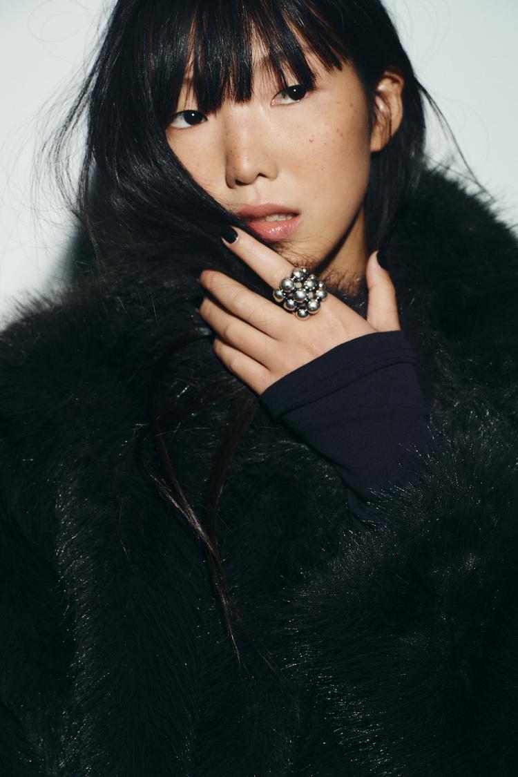 MAXI METAL BALL RING - Zara product image