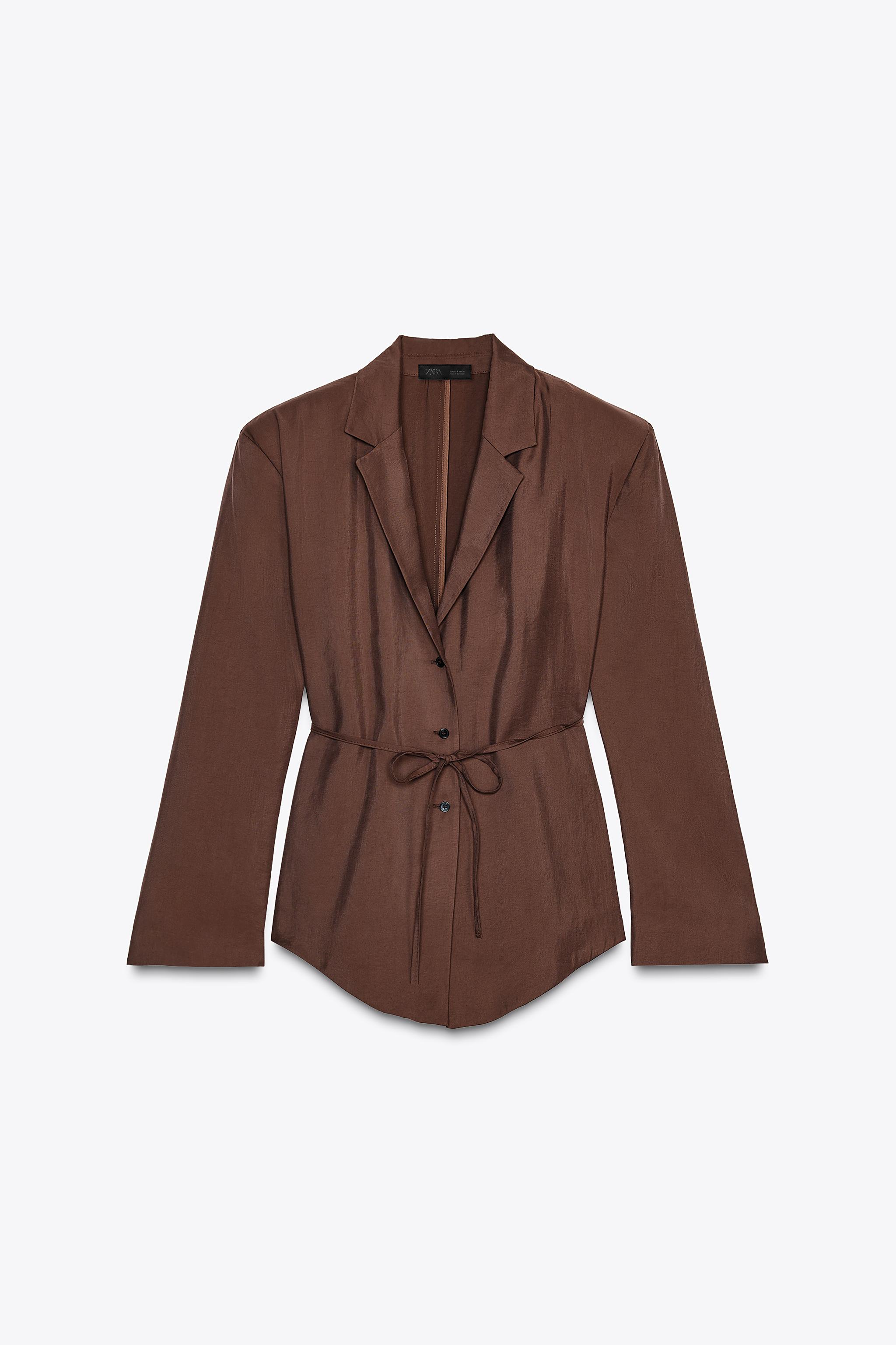 BLAZER CEINTURE FINE