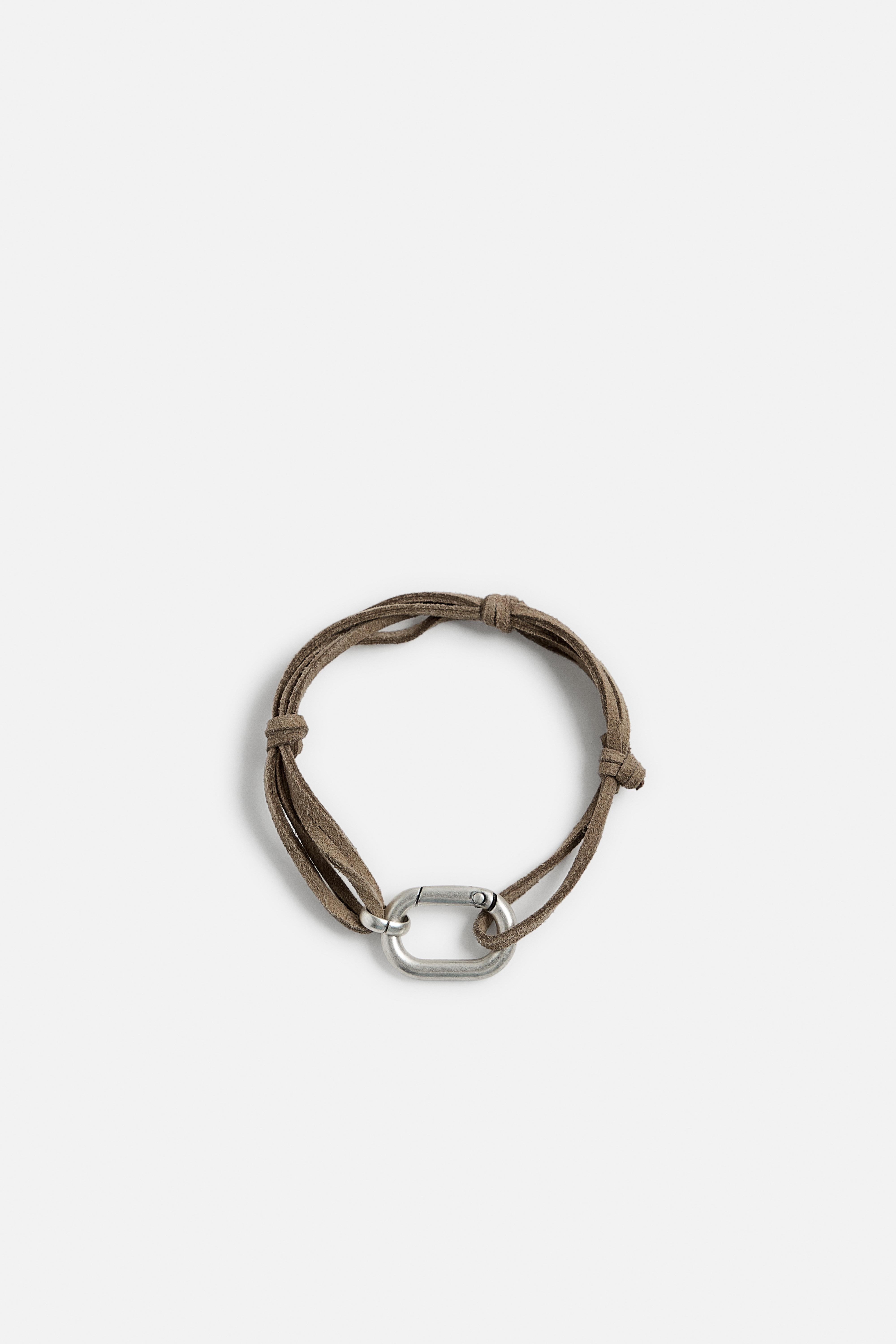 FAUX LEATHER COMBINATION BRACELET