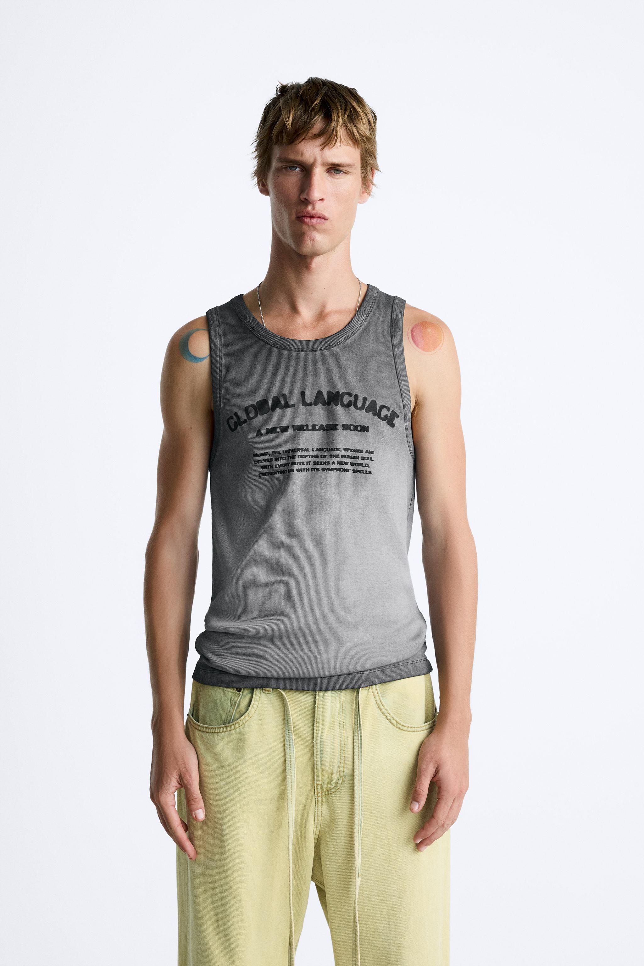 TANK TOP WITH TEXT