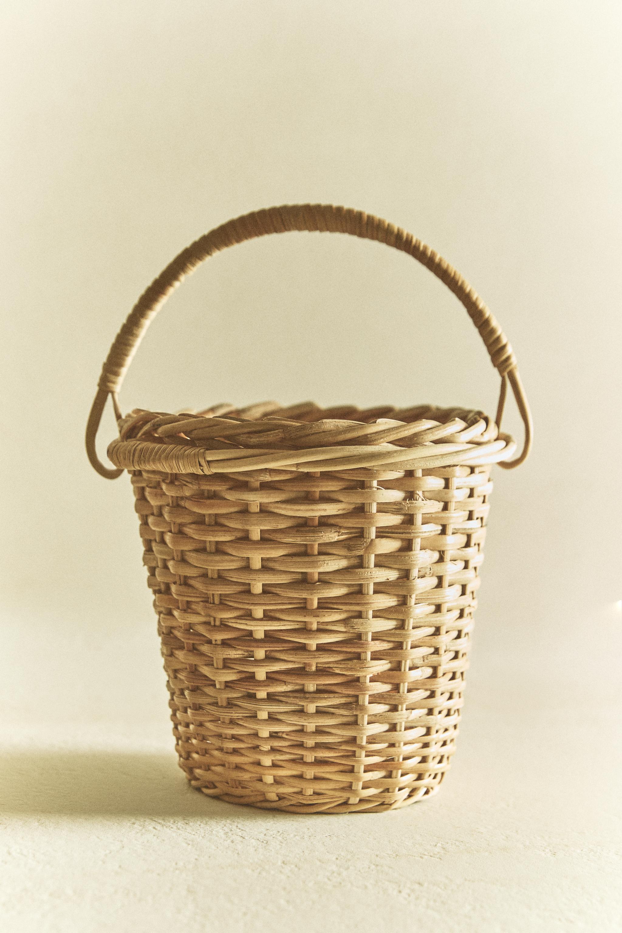 CORBEILLE OSIER TRESSÉ
