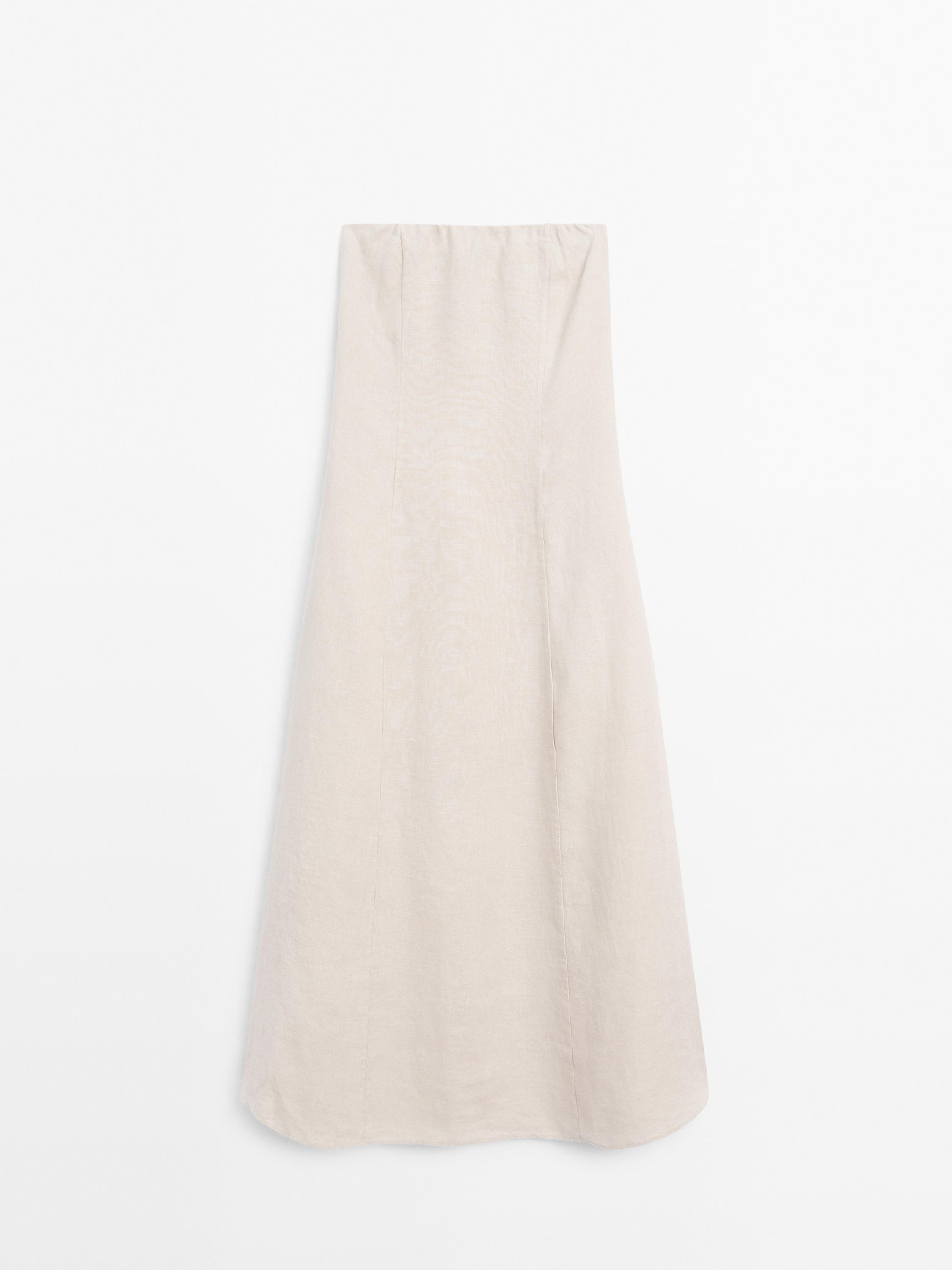 Robe longue bustier
