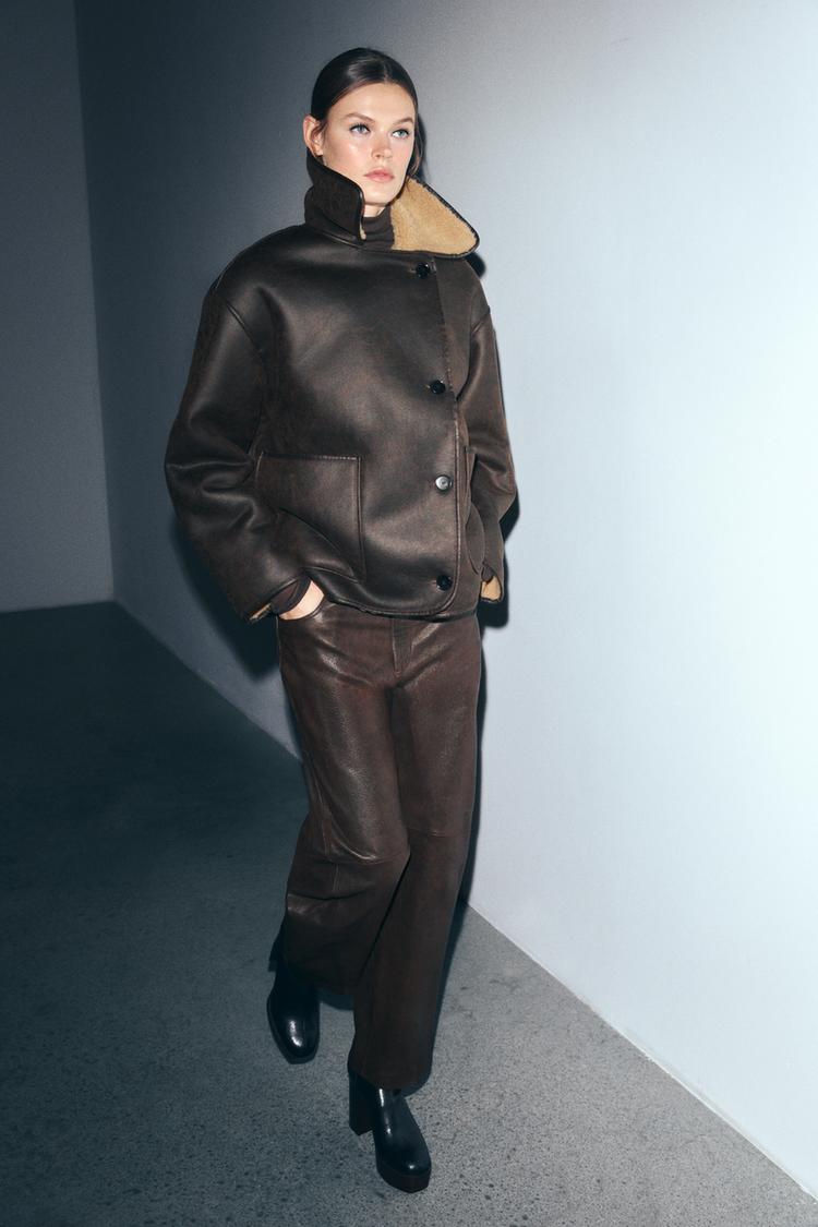 ZW COLLECTION DOUBLE-FACED JACKET - Zara product image