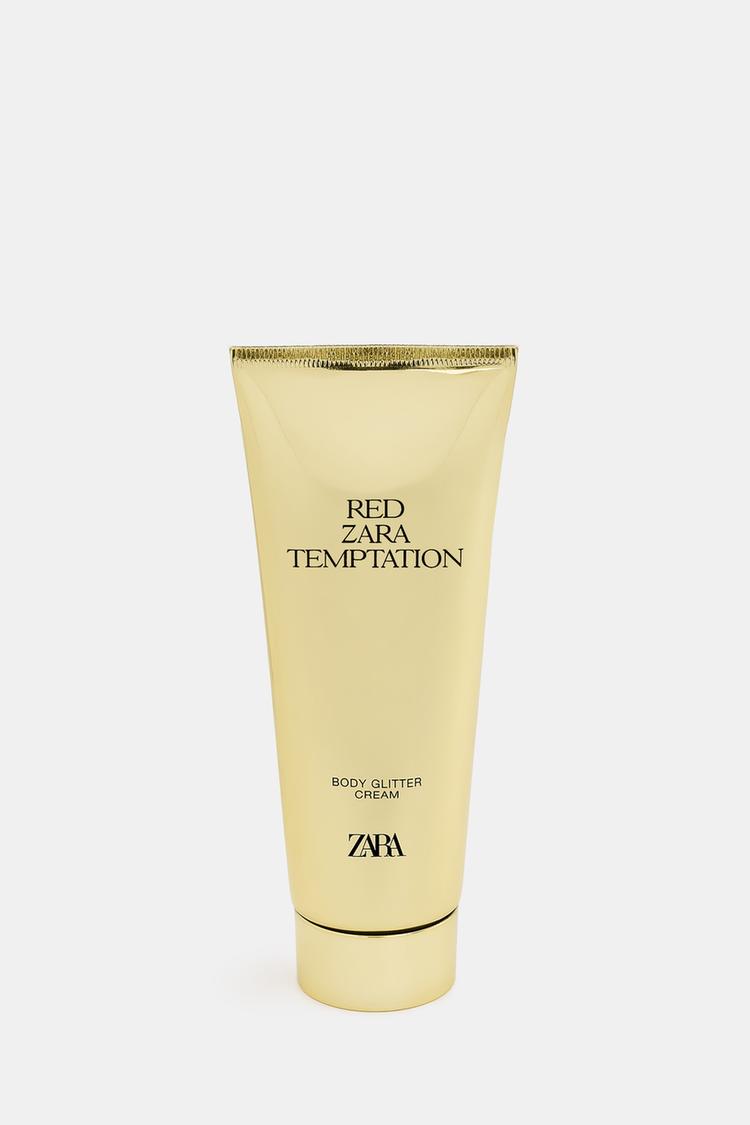 RED ZARA TEMPTATION BODY GLITTER CREAM 100ML (3.4 FL. OZ). - Zara product image