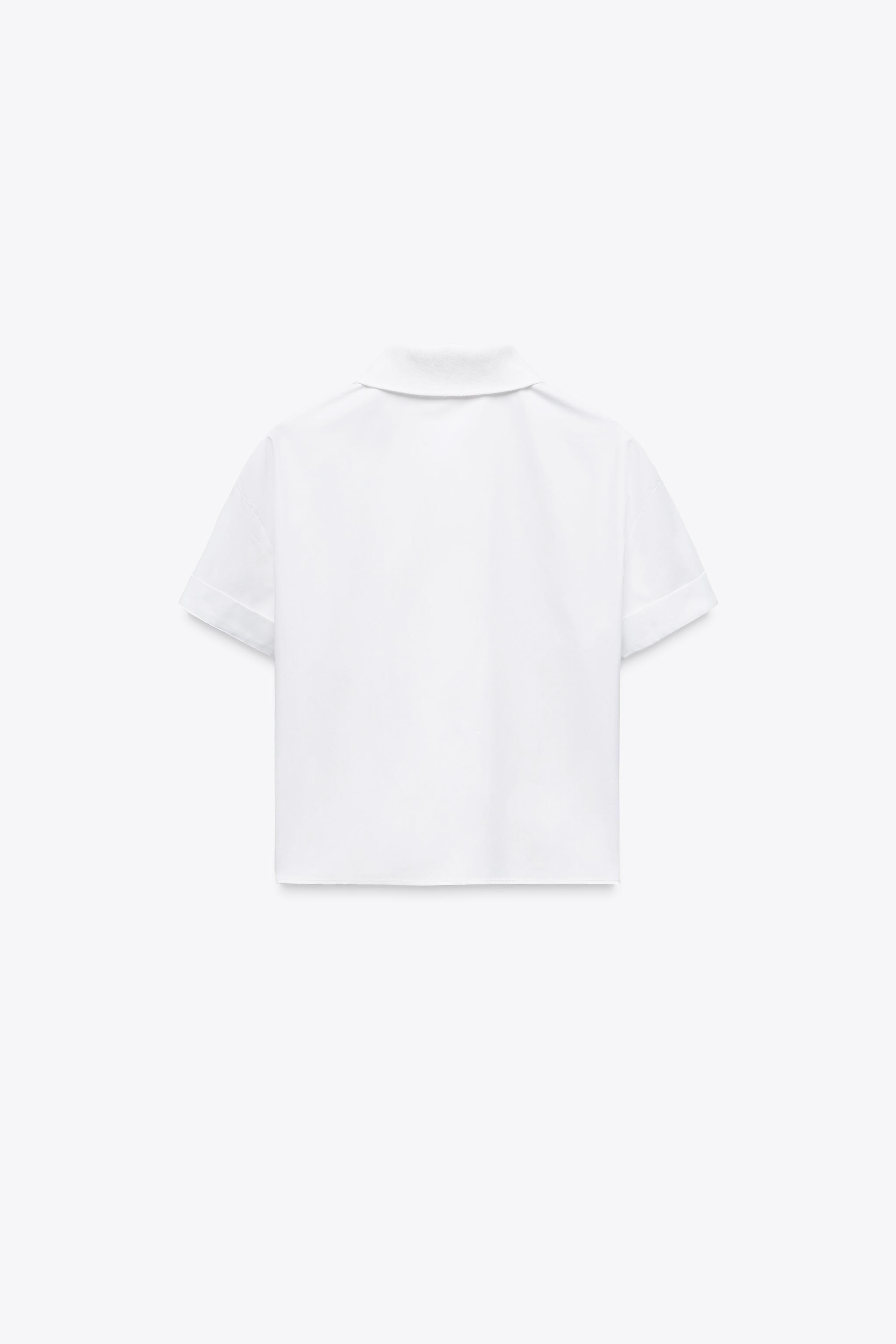 CHEMISE À COL CÔTELÉ