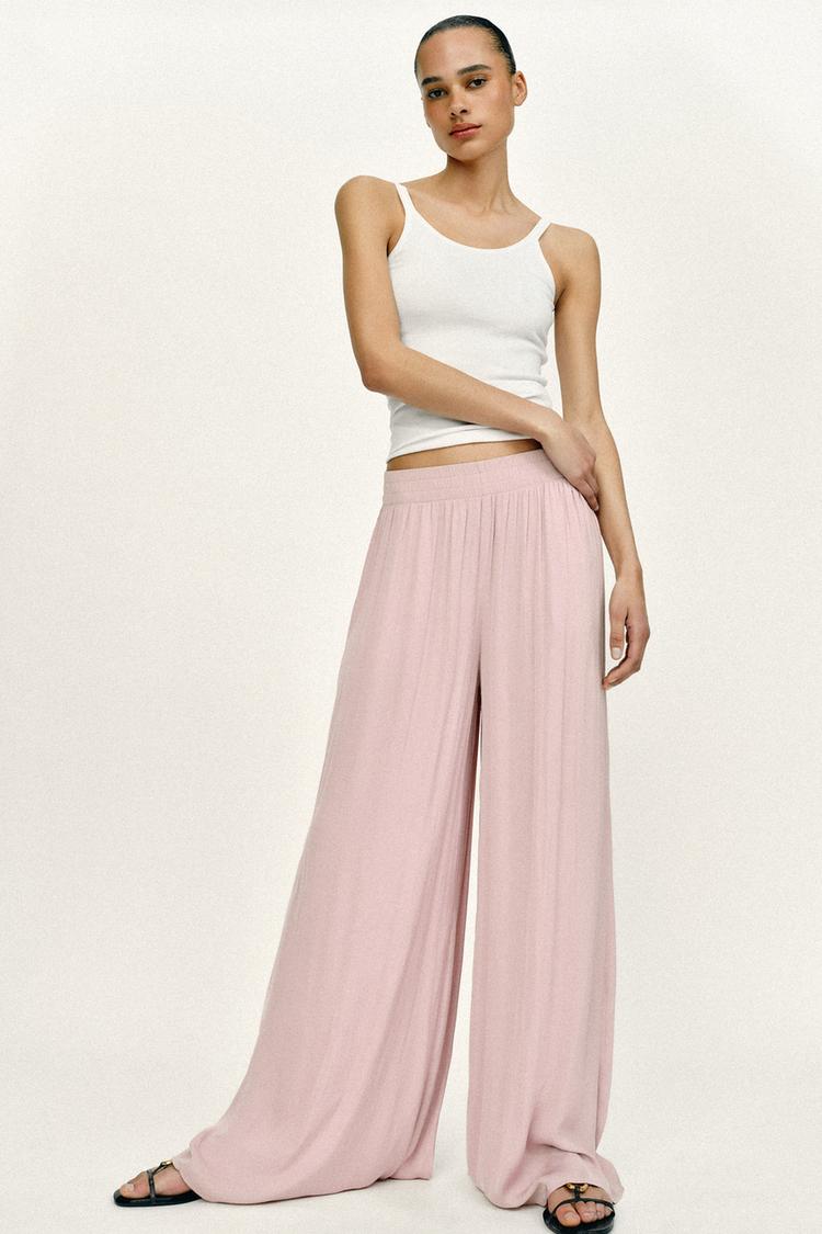 FLOWY WIDE LEG PANTS