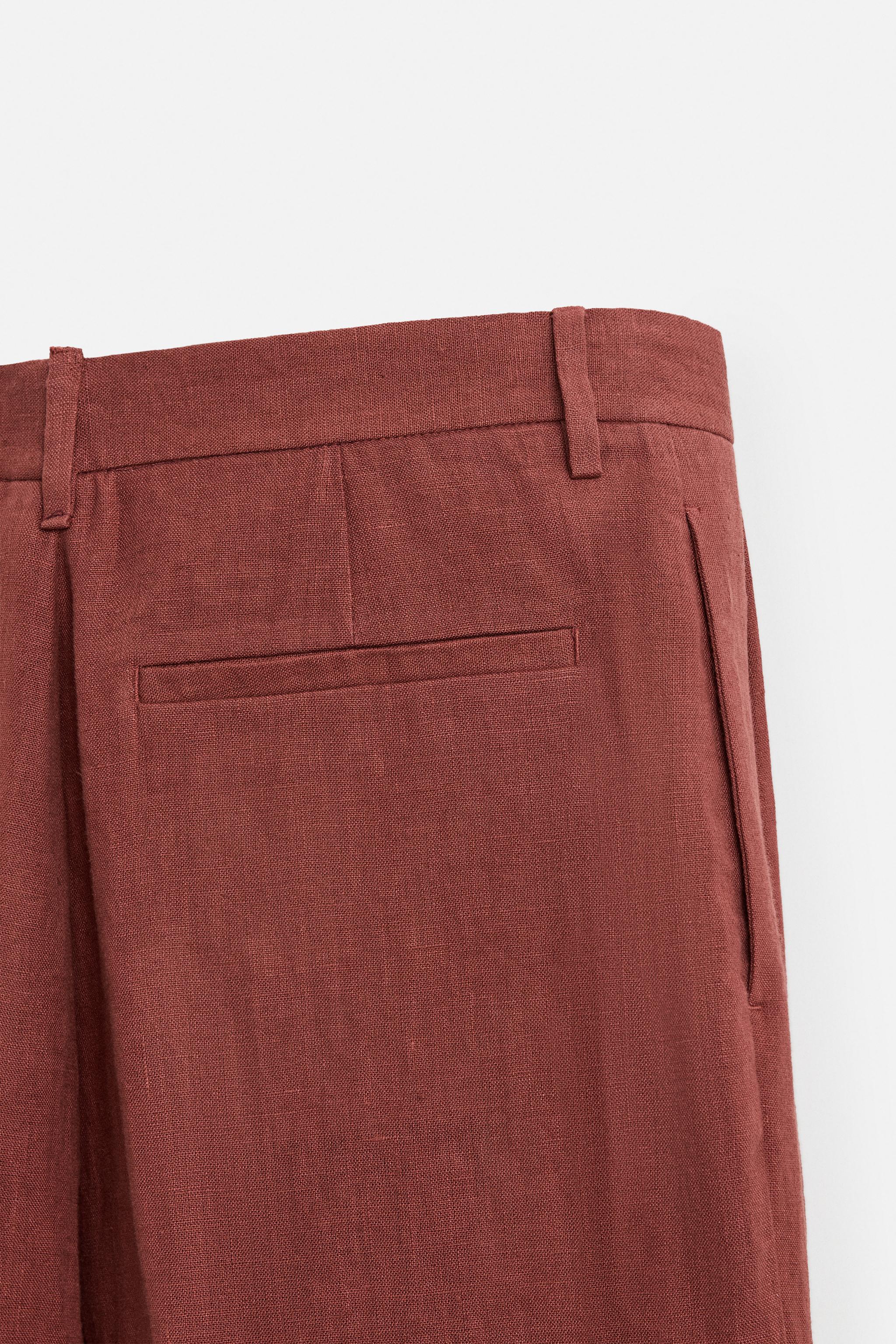 100% LINEN SUIT PANTS