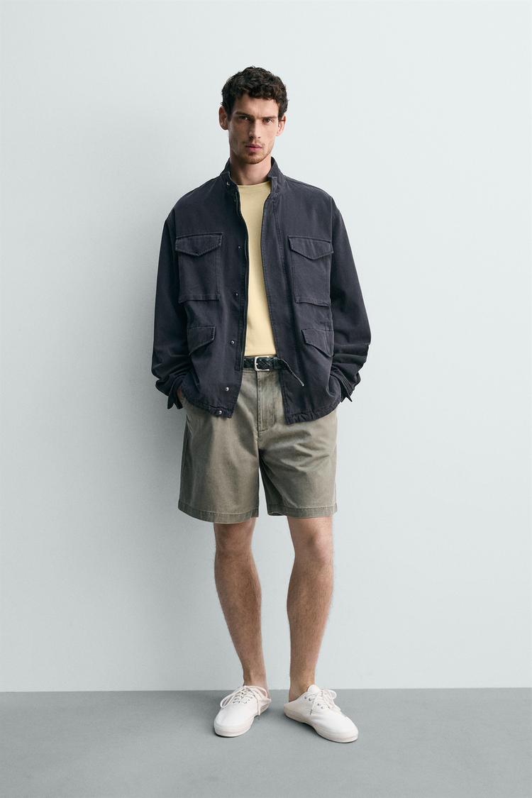 WASHED UTILITY POCKET JACKET - Zara product image