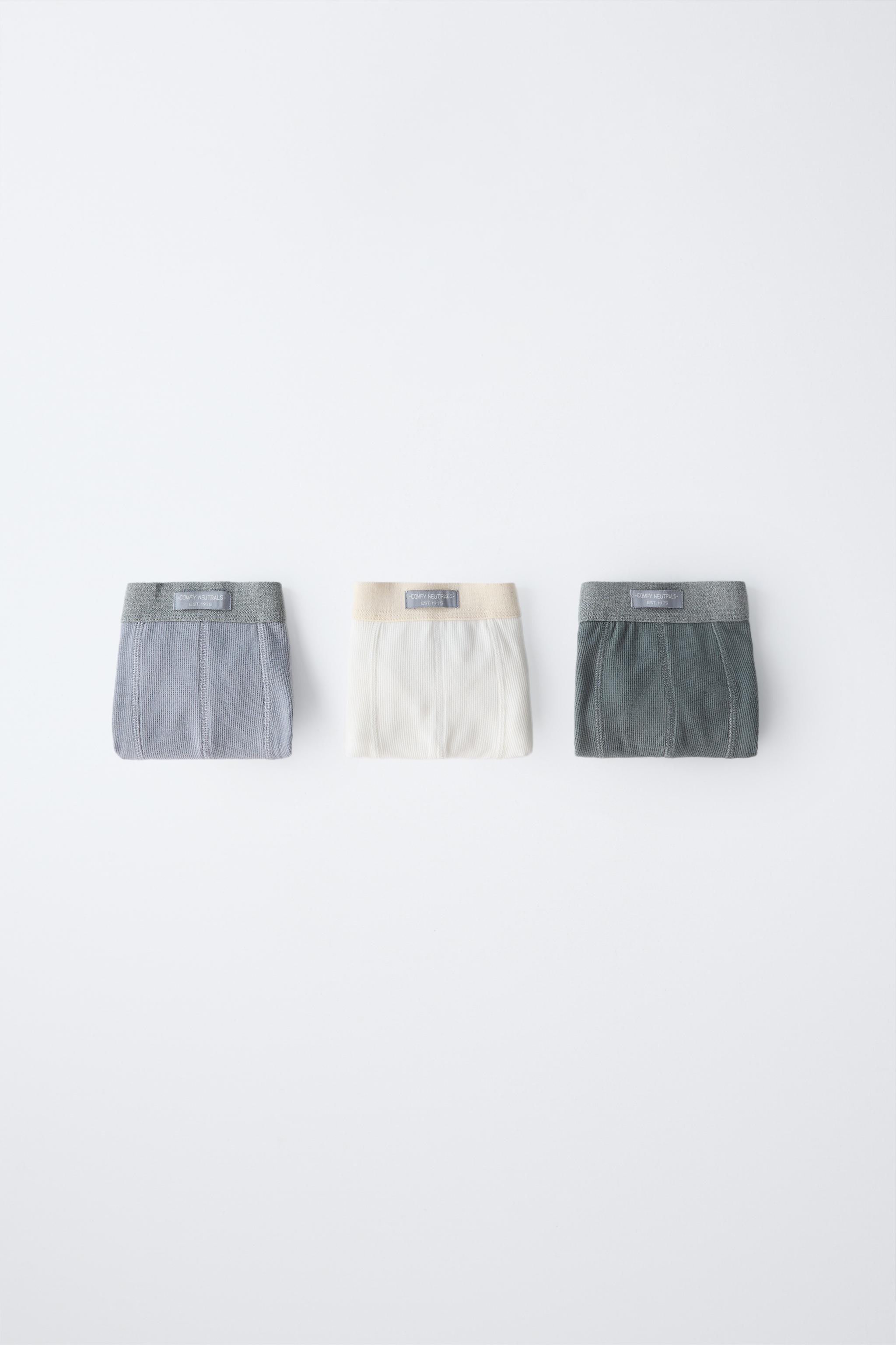 AGES -6/ THREE-PACK OF BOXERS WITH LABEL