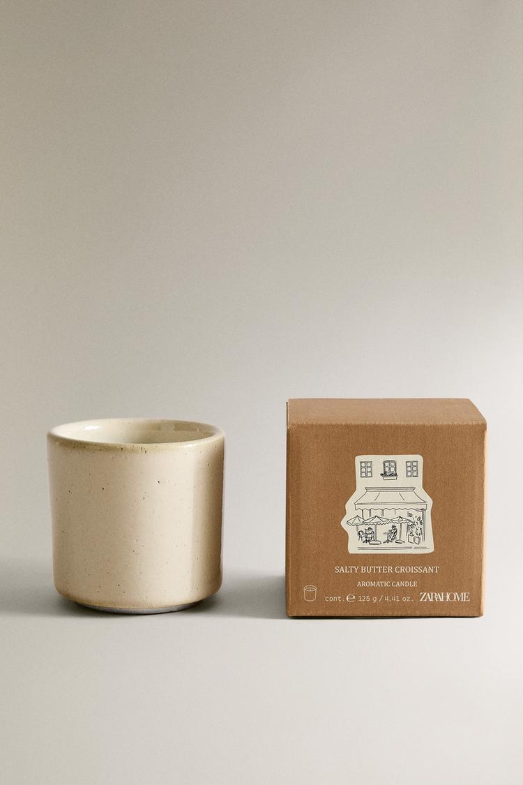 (125 G) SALTY BUTTER CROISSANT SCENTED CANDLE - Zara product image