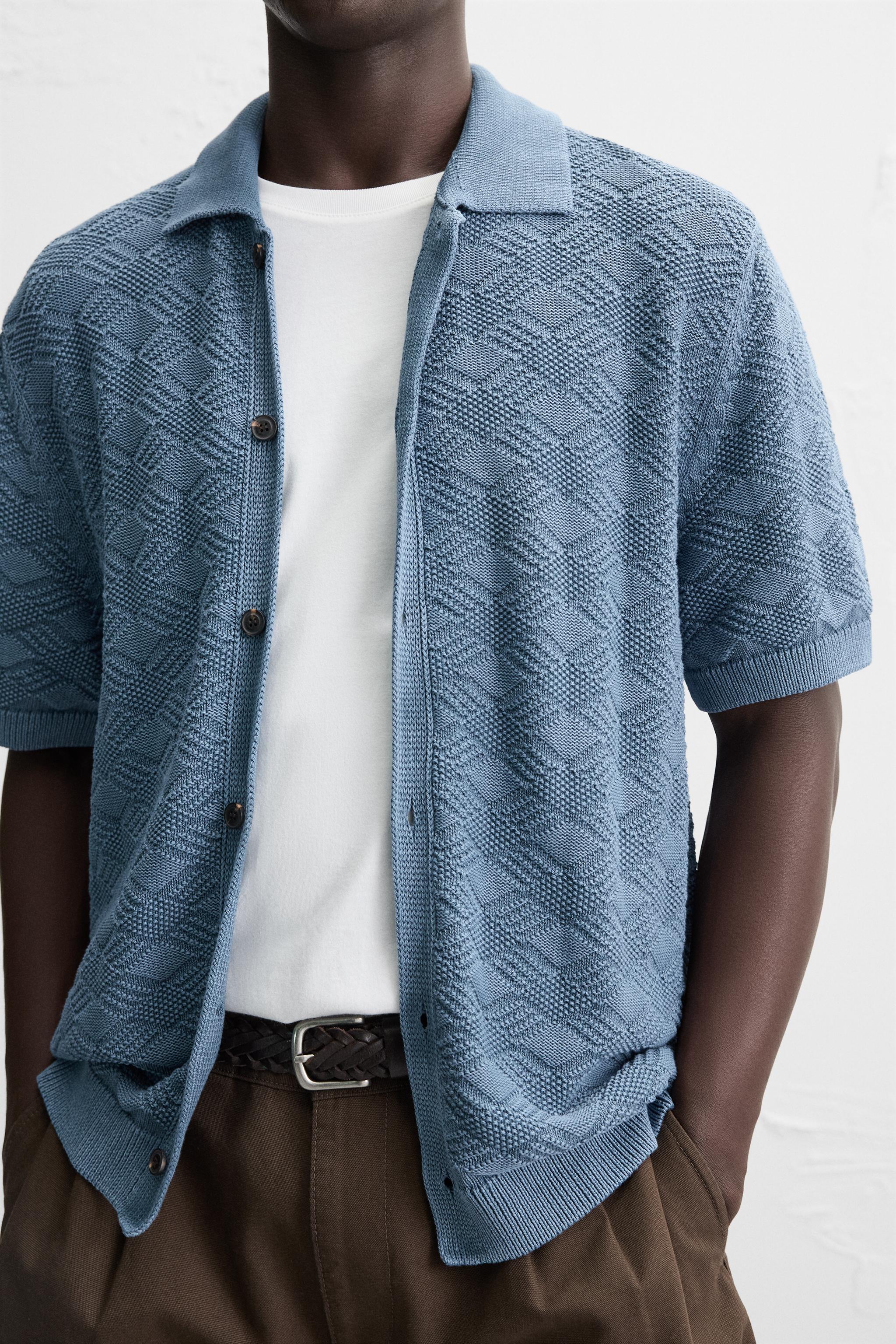 CHEMISE EN MAILLE LOSANGES