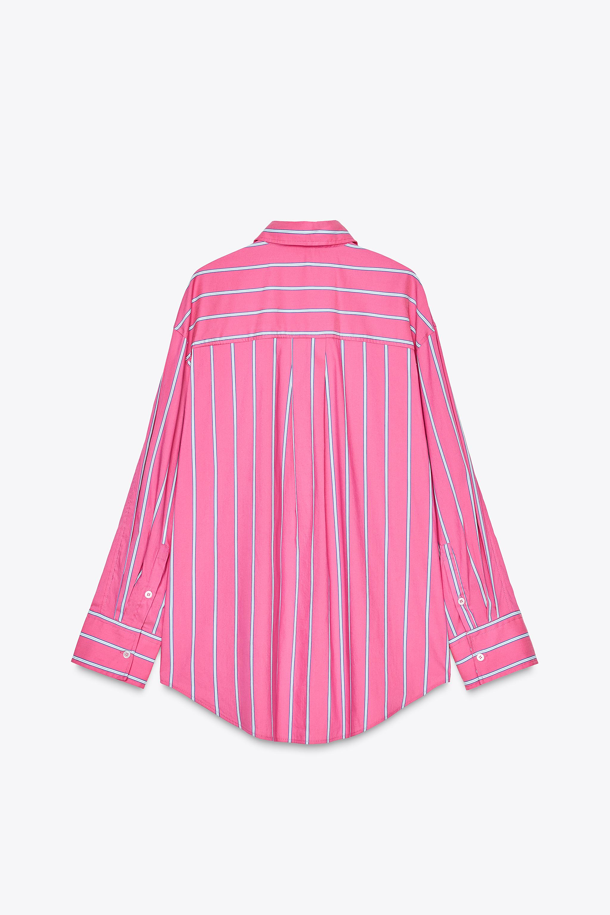 CHEMISE OVERSIZE À RAYURES