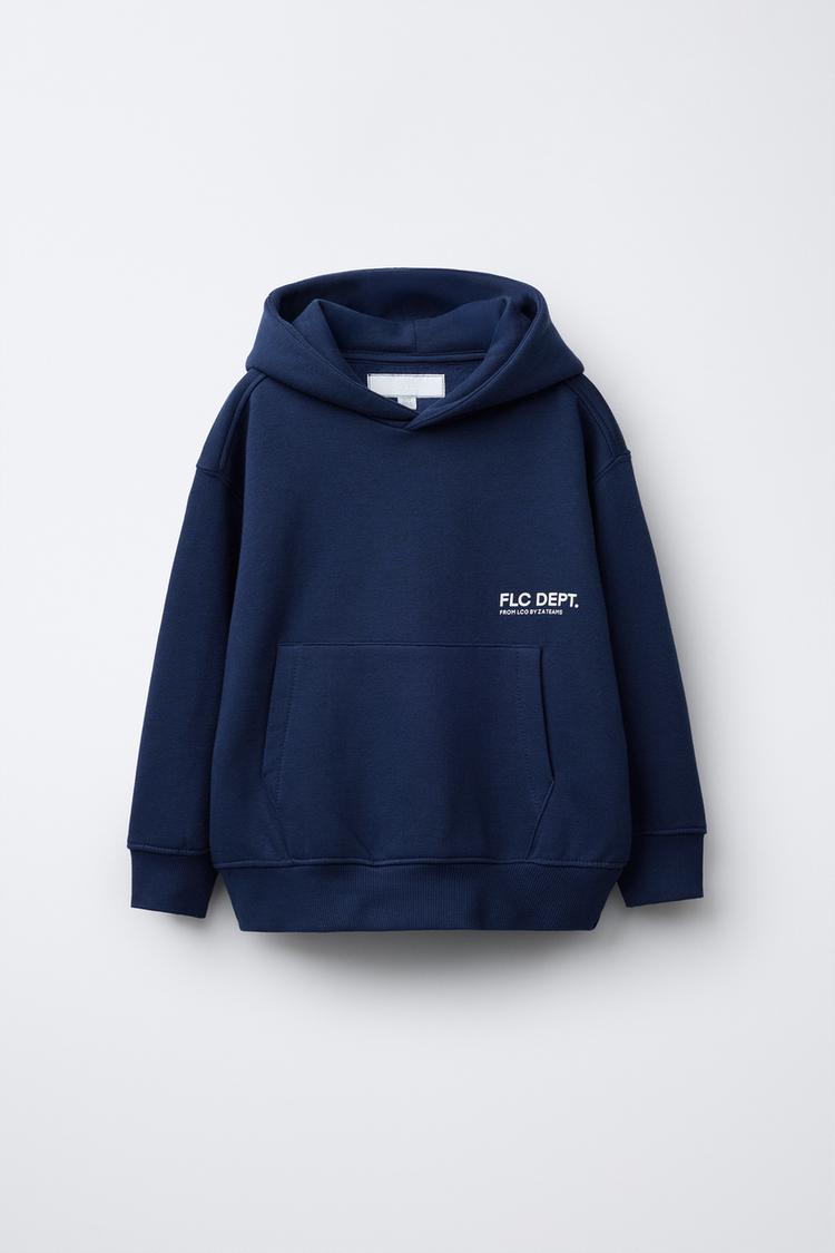 TEXT PRINT HOODIE - Zara product image