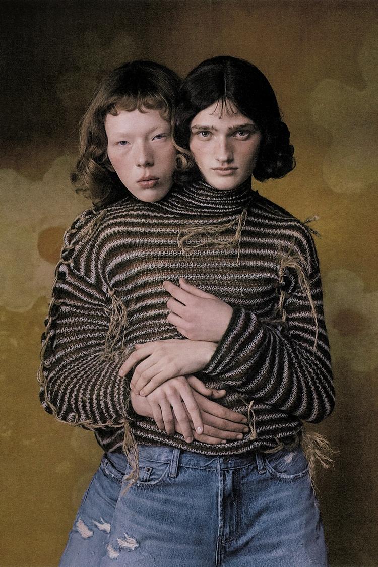 STRIPED KNIT JUMPER - Zara product image