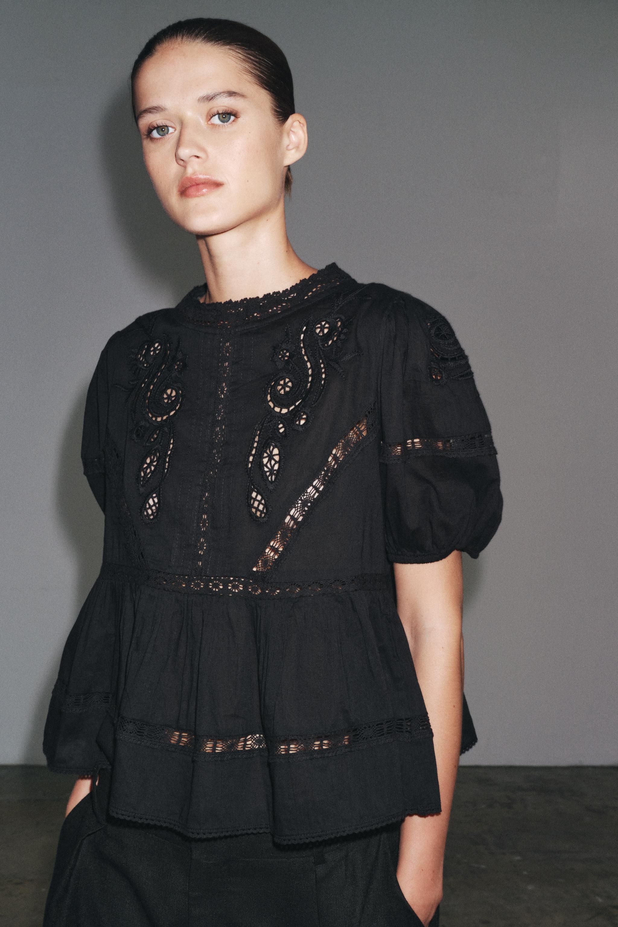 BLOUSE ROMANTIQUE BRODÉE ZW COLLECTION