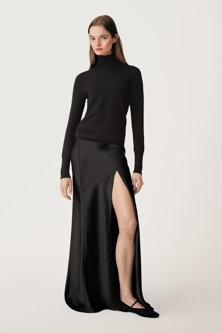 SATIN EFFECT BALLET FLATS 50TH ANNIVERSARY - Zara product image