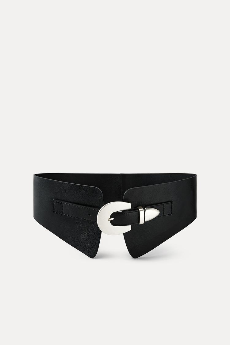 LEATHER SASH BELT