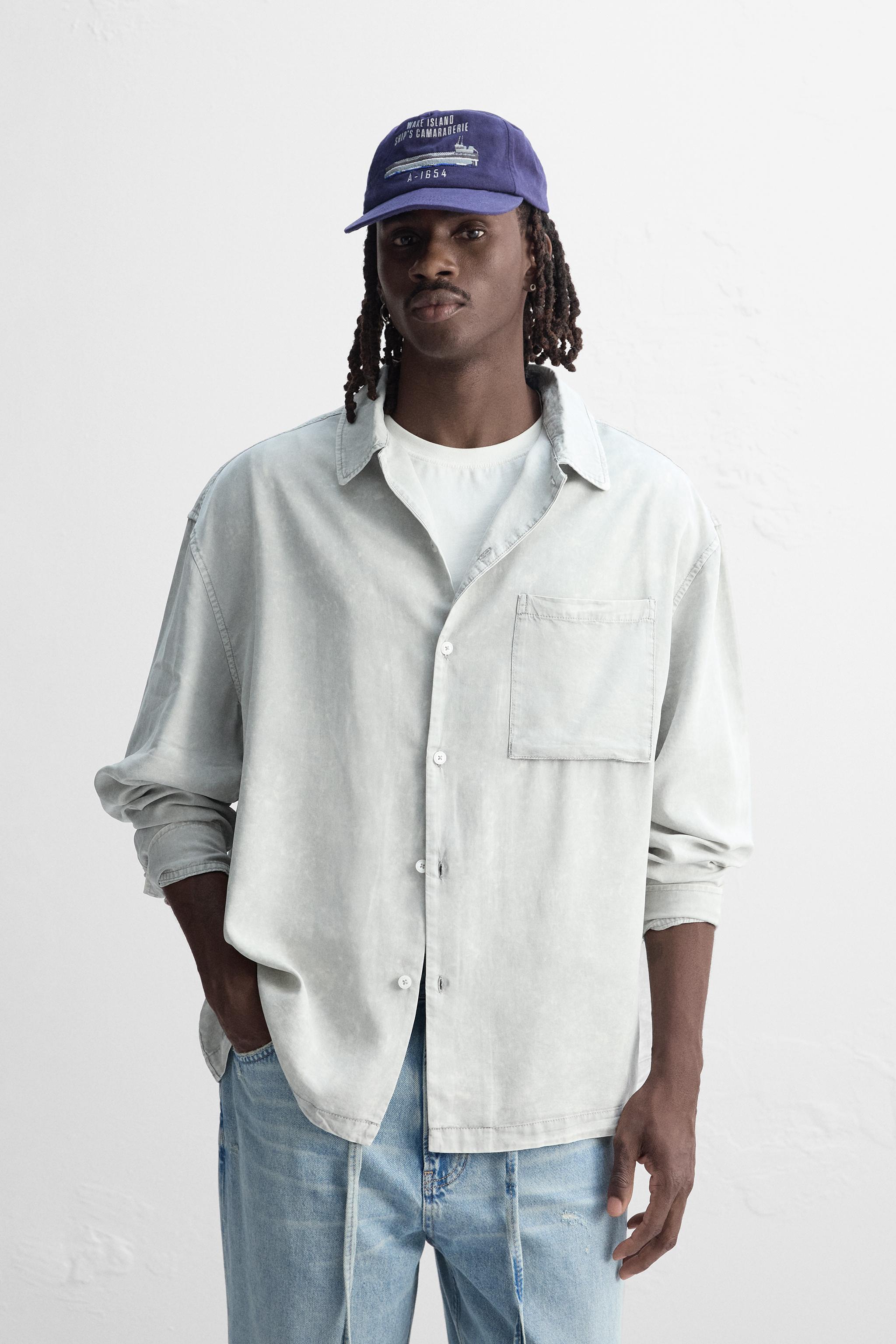 WASHED LYOCELL SHIRT