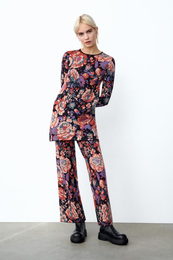 Εικόνα 0 του ΠΛΕΚΤΟ ΠΑΝΤΕΛΟΝΙ ΖΑΚΑΡ ΦΛΟΡΑΛ από Zara