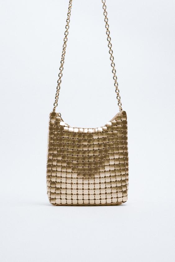 Εικόνα 1 του ΜΙΝΙ ΜΕΤΑΛΛΙΚΗ ΤΣΑΝΤΑ ΧΙΑΣΤΙ από Zara