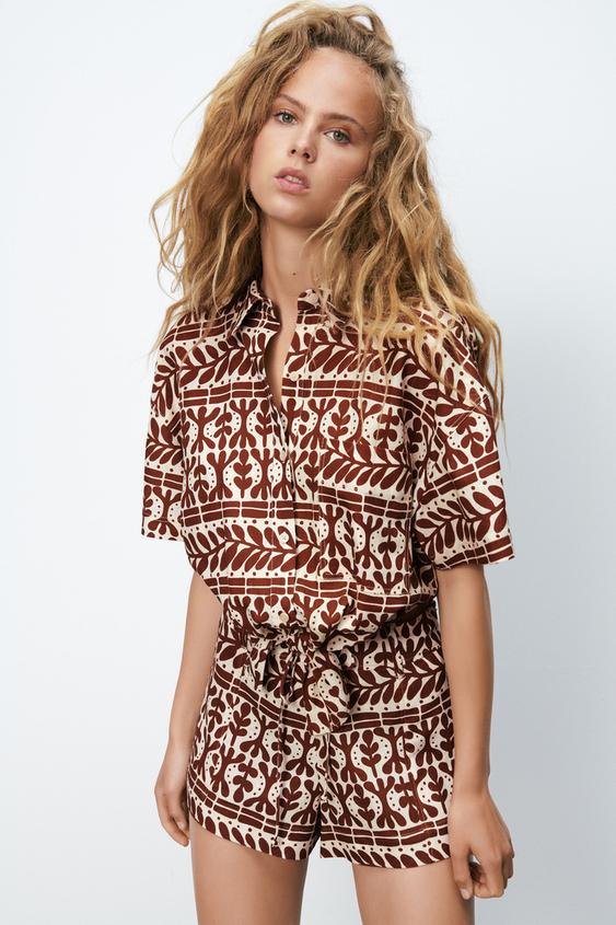 Εικόνα 1 του ΕΜΠΡΙΜΕ ΣΟΡΤΣ ΜΕ ΛΙΝΟ από Zara